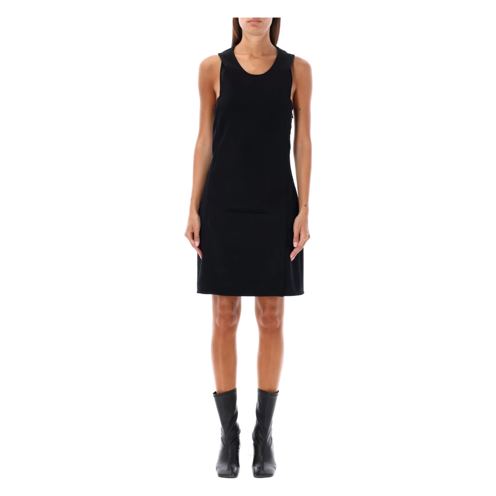 Courrèges Capuchon Mini Jurk Black Dames