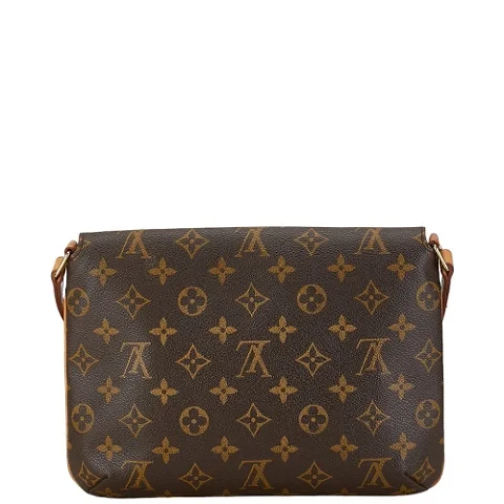 Louis Vuitton Vintage Pre-owned Plastic handbags Brown Dames