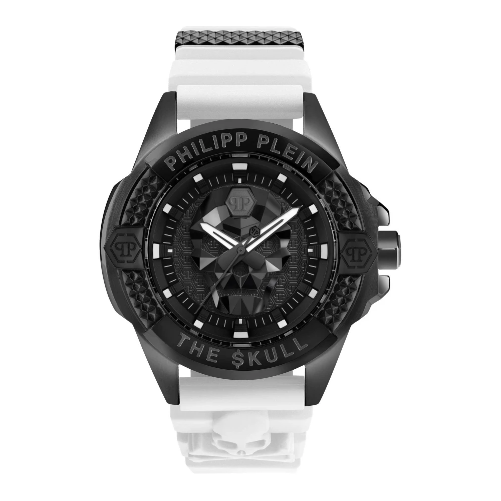 Philipp Plein Men's Black Watches, One Size, Skull 44Mm Watch