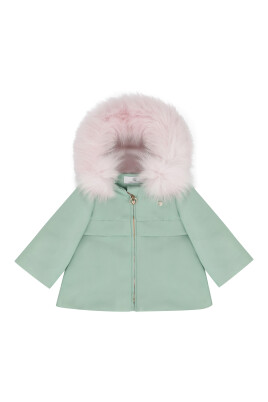 veste-en-polyester-a-capuche-avec-bordure-en-fourrure