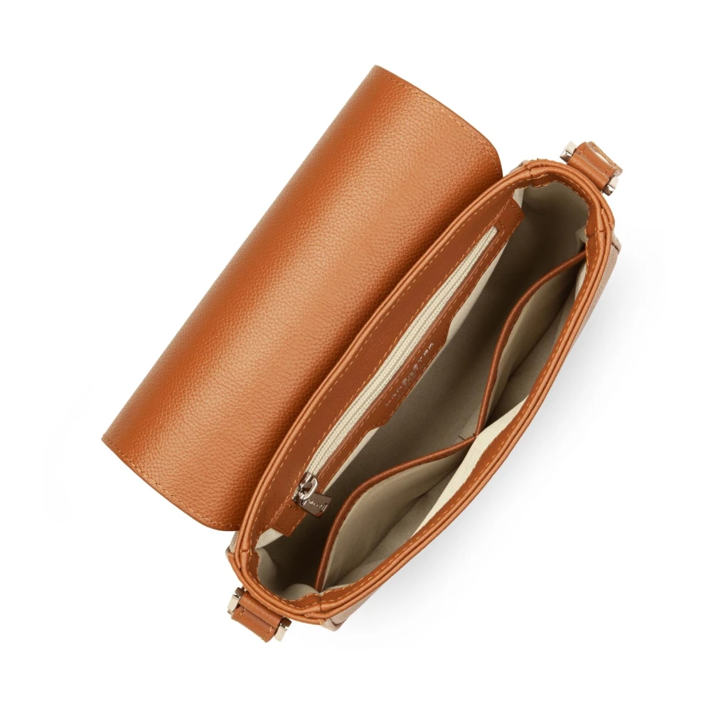 Lancaster Magnetische Flap Crossbody Tas Bao Fiesole Brown Dames