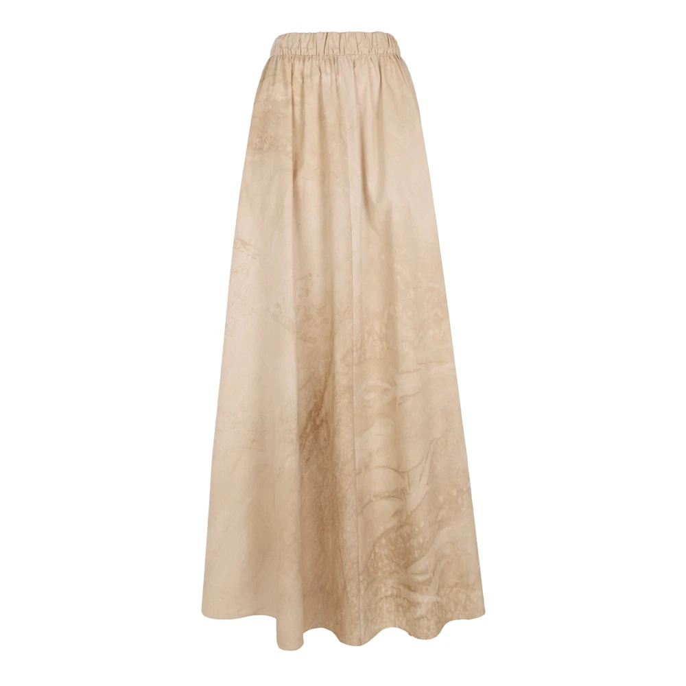 Cortana Yoko lange beige maltinto rok Beige Dames