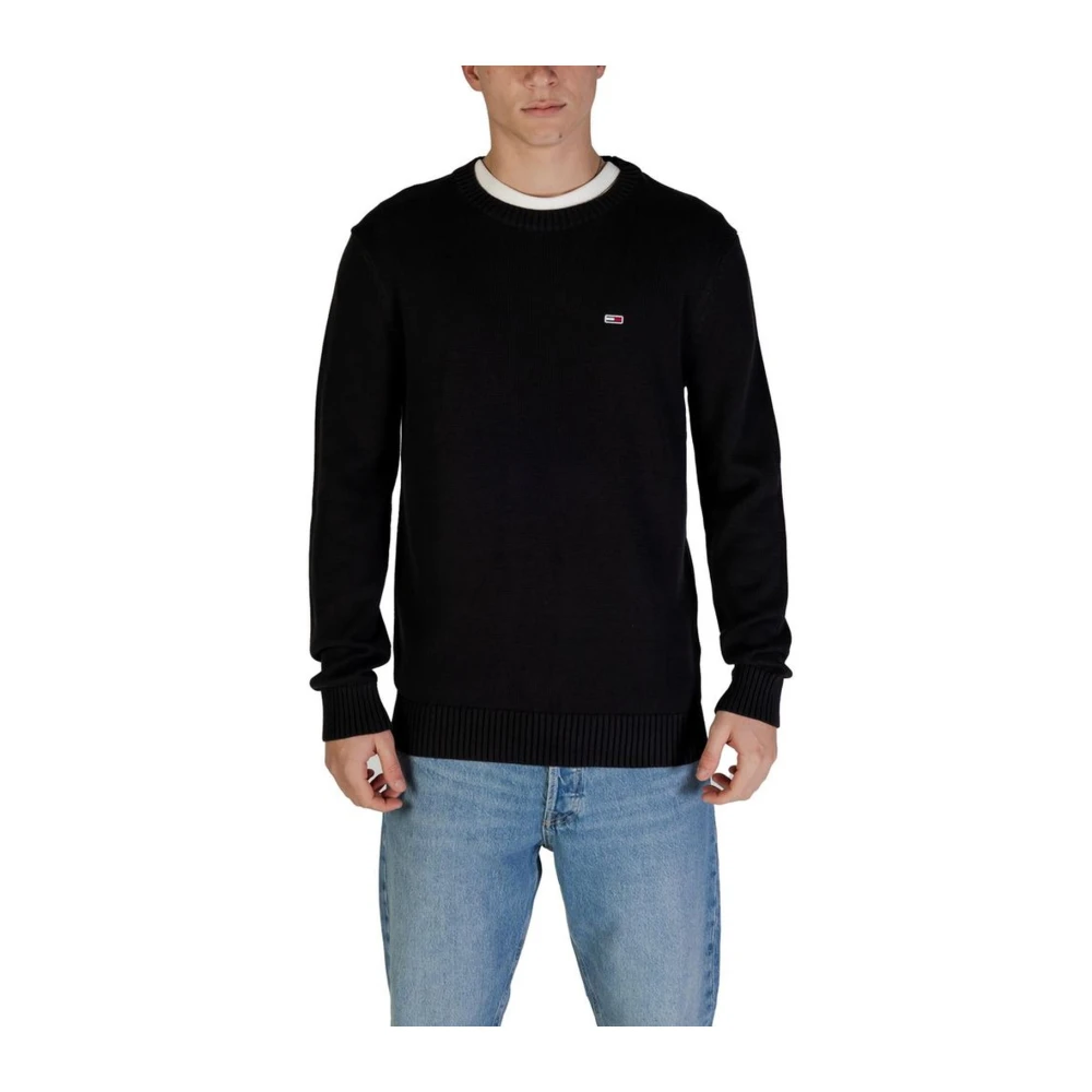 Tommy Jeans Katoenen trui Black Heren