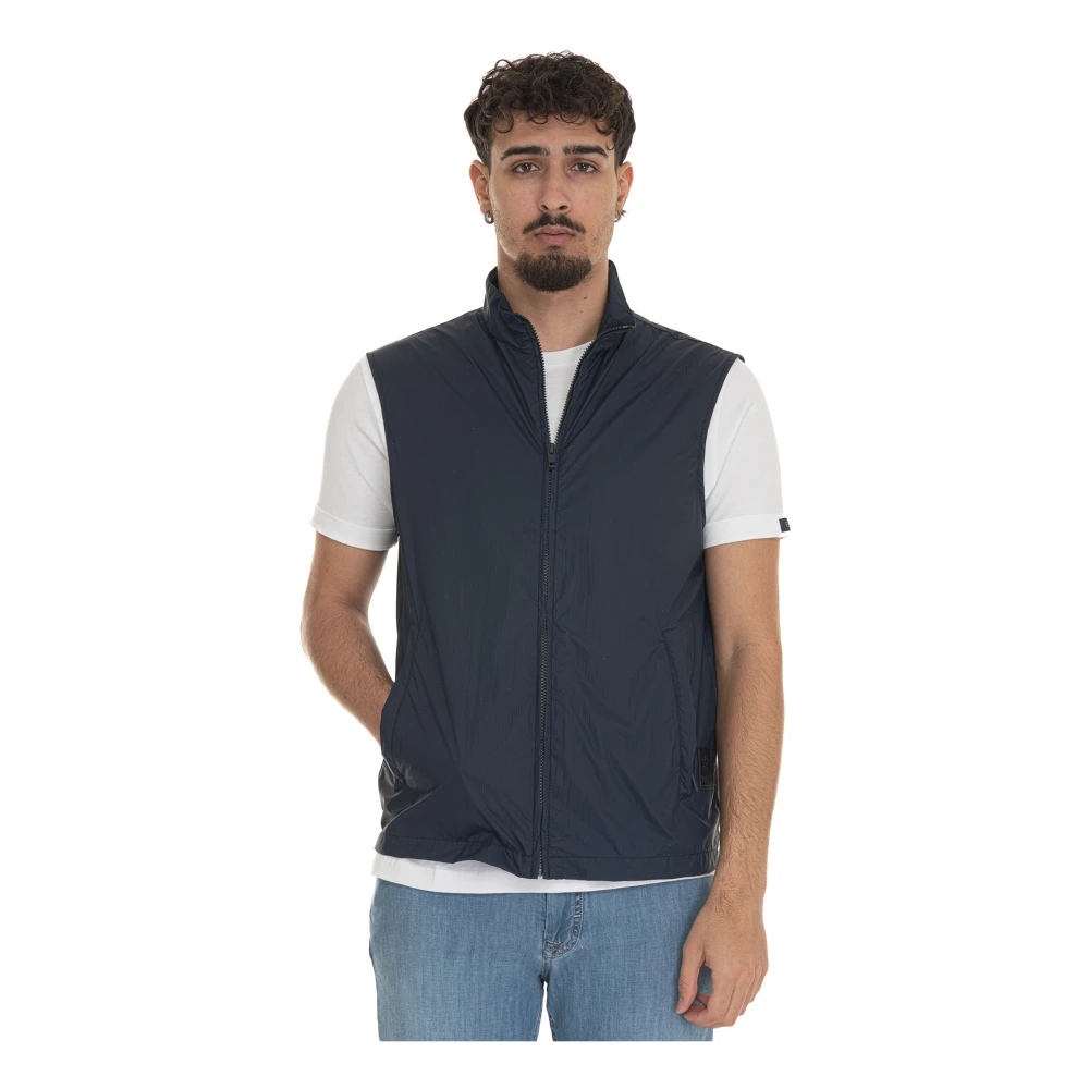Fay - Jackets > Vests - Blue - Fay - Modalova