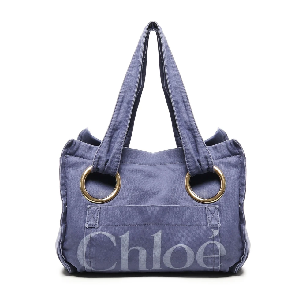 Chloé - Bags > Tote Bags - Blue - Chloé - Modalova
