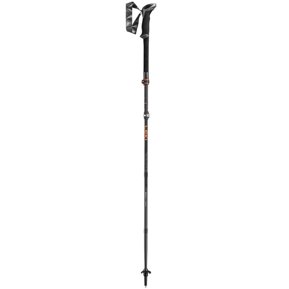 Leki Carbon Trekkingstokken Zwart Oranje Multicolor Unisex