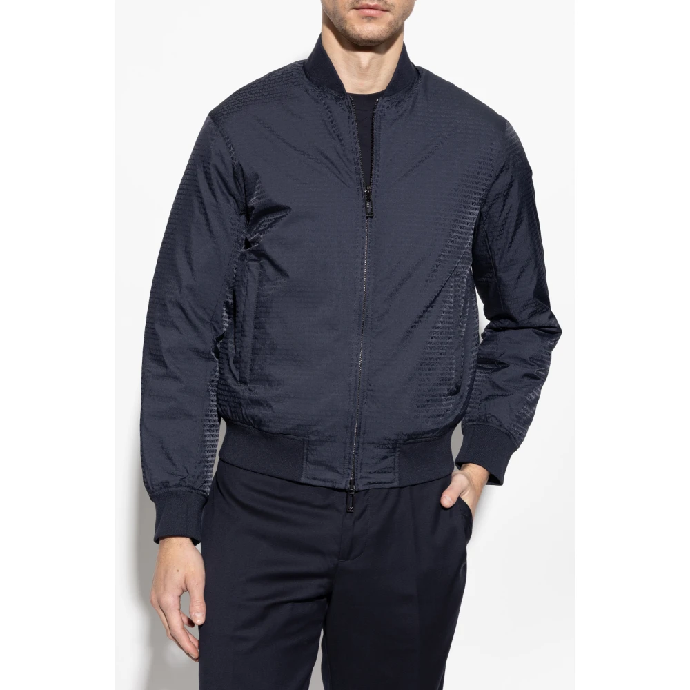 Emporio Armani bomberka type jas Blue Heren