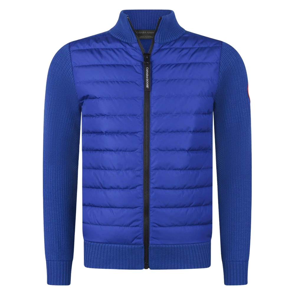 Canada Goose Men's Blue Youth Hybridge Knit Jacket