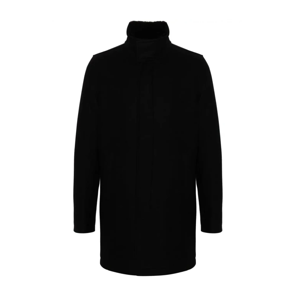 Herno Klassieke Zwarte Herenjas Aw24 Black Heren
