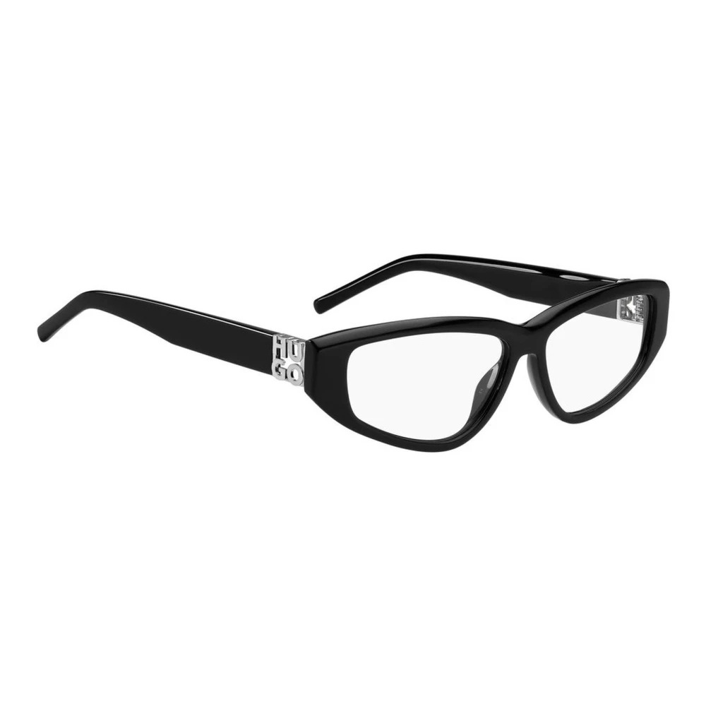 Hugo Boss Zwarte Acetaatframe Dames Zonnebril Black Dames