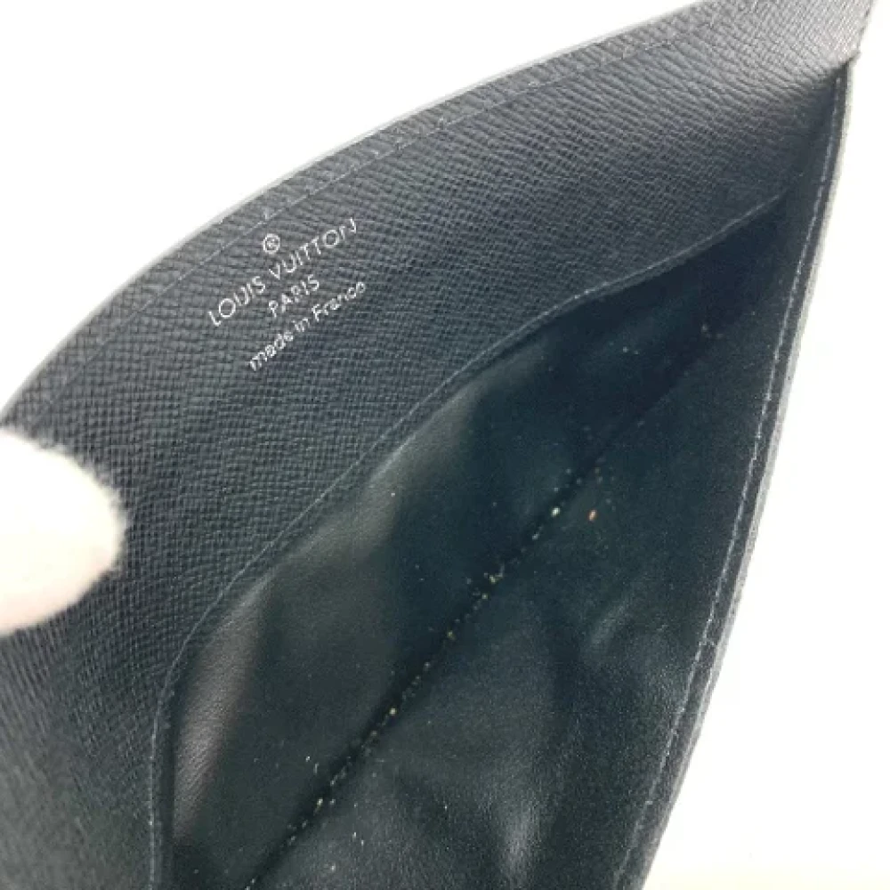 Louis Vuitton Vintage Pre-owned Fabric wallets Black Heren
