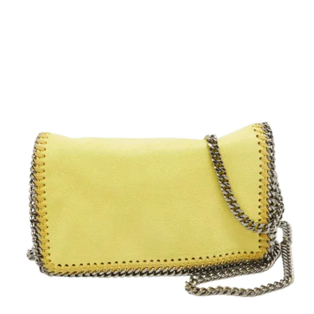 Stella McCartney Pre-owned Suede shoulder-bags Yellow Dames