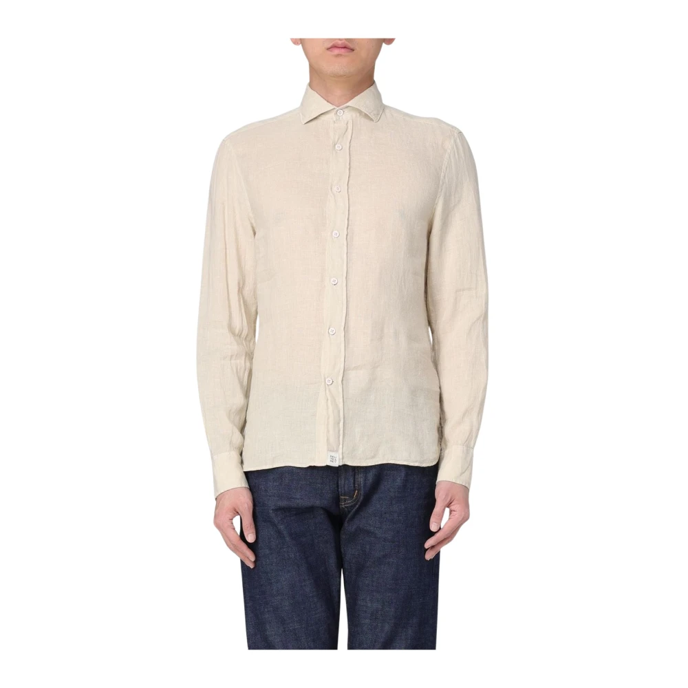 Peuterey Men's White Long Sleeve Buttondown Shirt