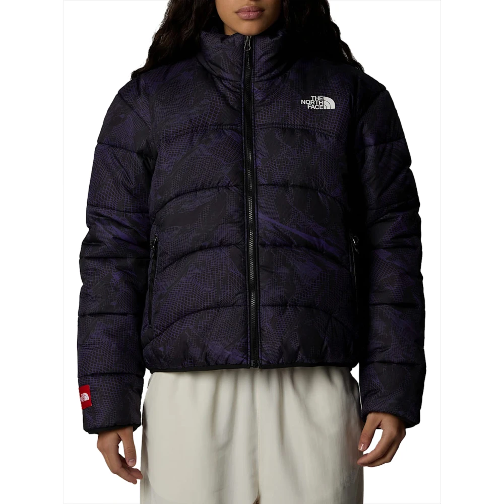 The North Face Paarse Synthetische 2000 Jas voor Vrouwen Black Dames