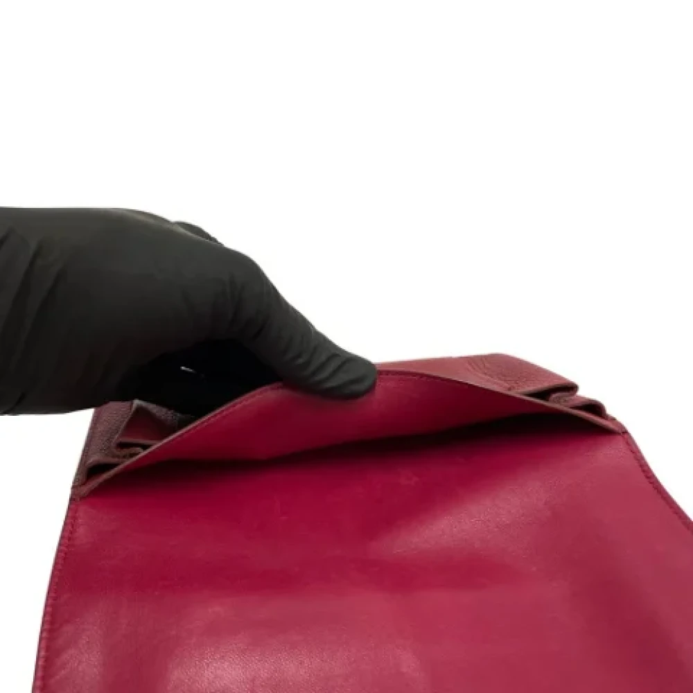 Hermès Vintage Pre-owned Leather wallets Red Dames
