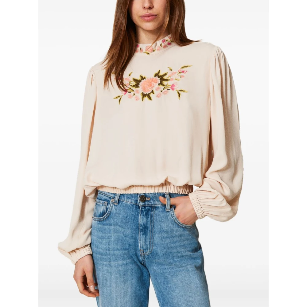 Twinset Multicolor Shirt voor Vrouwen Beige Dames