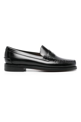chaussures-en-cuir-noir-et-caoutchouc