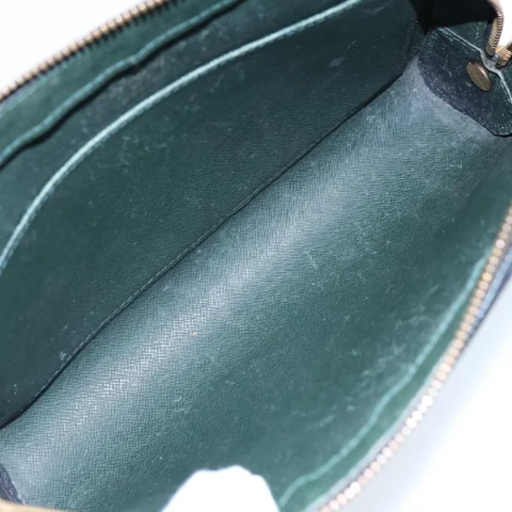Louis Vuitton Vintage Pre-owned Leather clutches Green Dames
