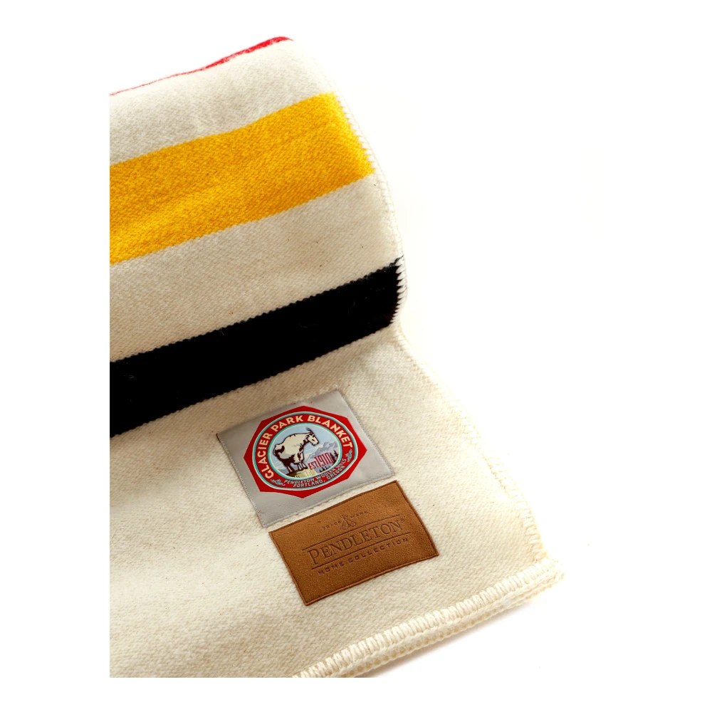 Pendleton Wollen deken met leren band Multicolor Heren