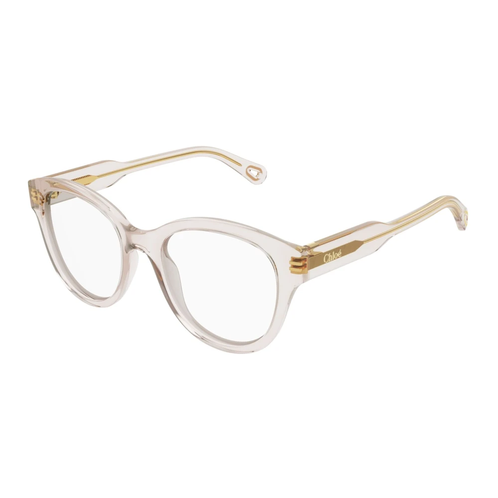 Chloé Stiliga Glasögon för Trendig Look Beige, Dam