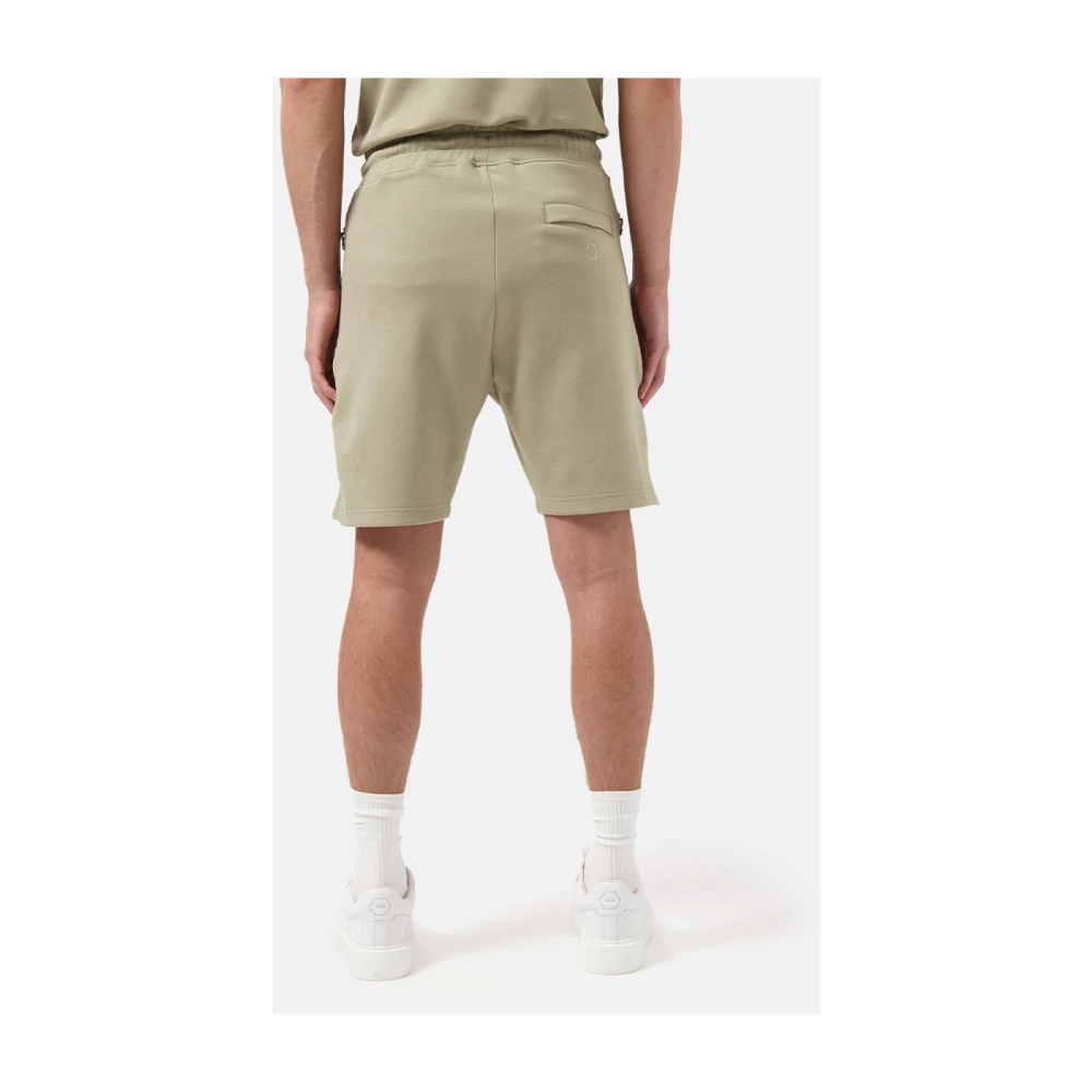 Balr. Korte Stijlvolle Zwarte Shorts Beige Heren