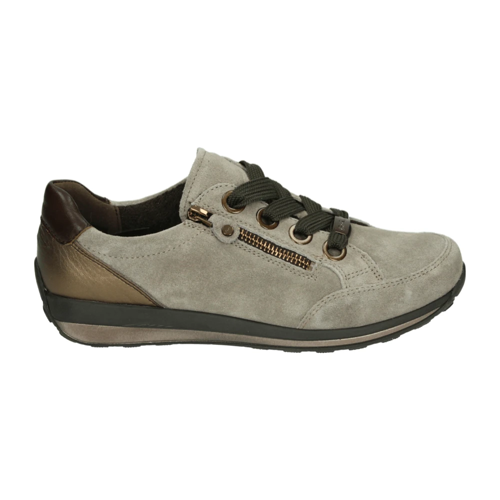 ara Sportieve Lage Damesschoenen Dames Schoenen Grijs