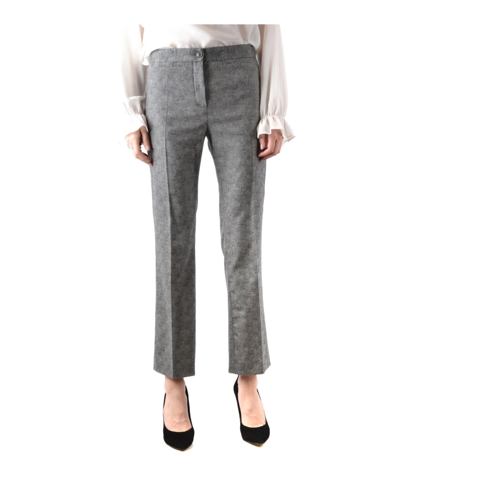 Boutique Moschino Trousers Gray Dames