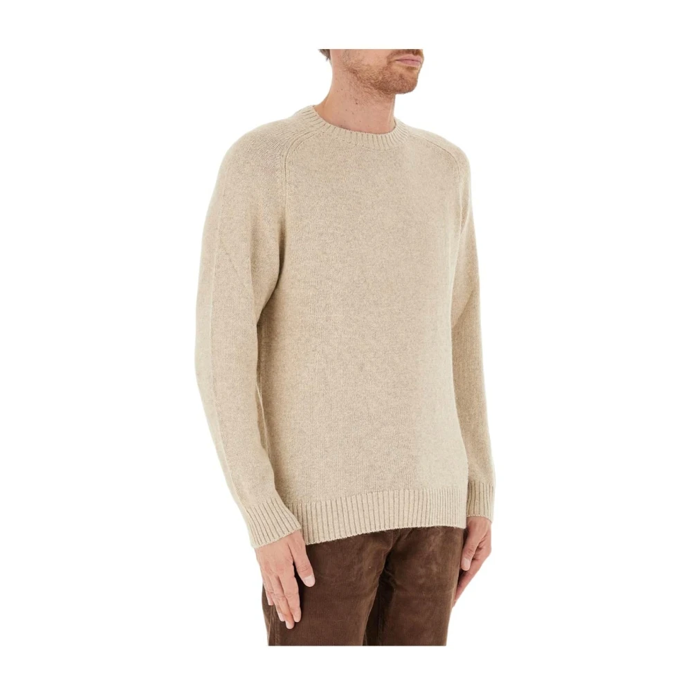 Pepe Jeans Beige Alpaca Wol Klassieke Trui Beige Heren