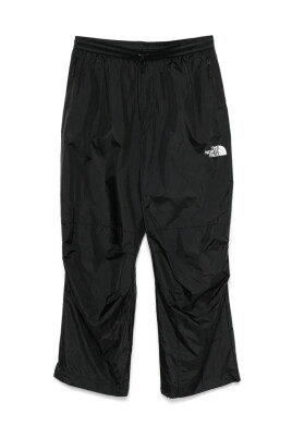black-drawstring-waistband-logo-print-pants