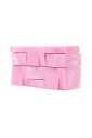 fuchsia-roze-foldover-clutch-tas