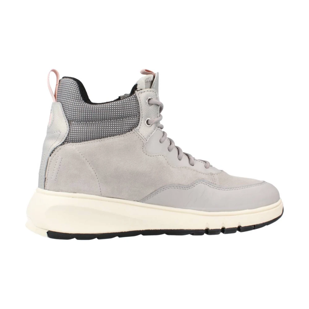 Geox Stijlvolle Damessneakers Dames Schoenen Grijs