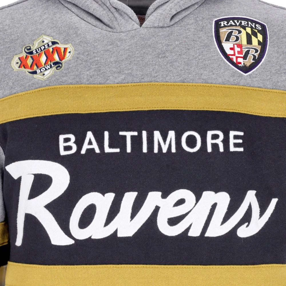 Mitchell & Ness Baltimore Ravens Headcoach Hoodie Zwart Multicolor Heren