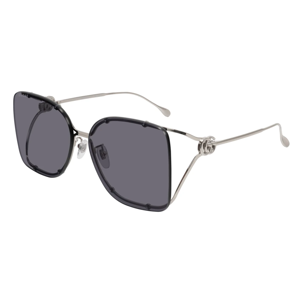 Gucci Women's Gray Sunglasses, 60 Mm, Oversize Square Sunglasses
