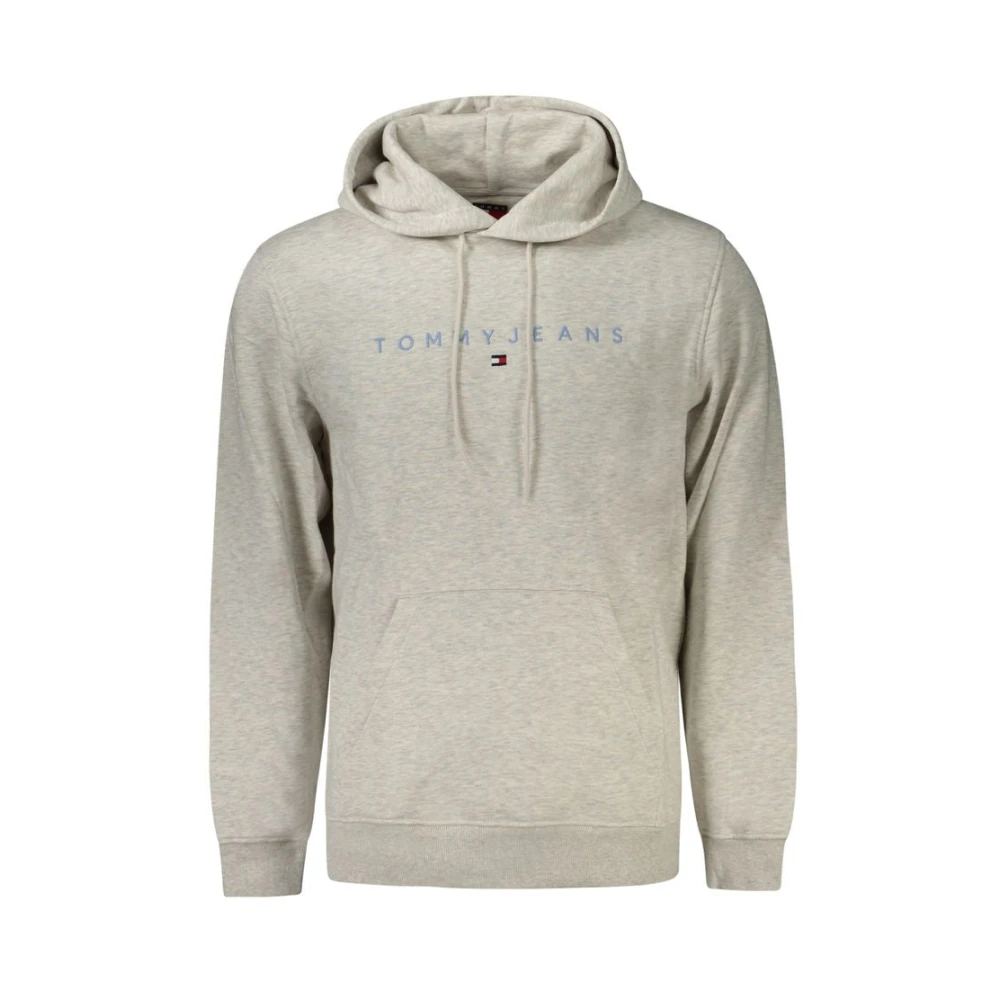 Tommy Jeans, Herren, Pullover, Tjm Reg Linear Logo Hoodie Ext, Grau, (XL) - Bild 2