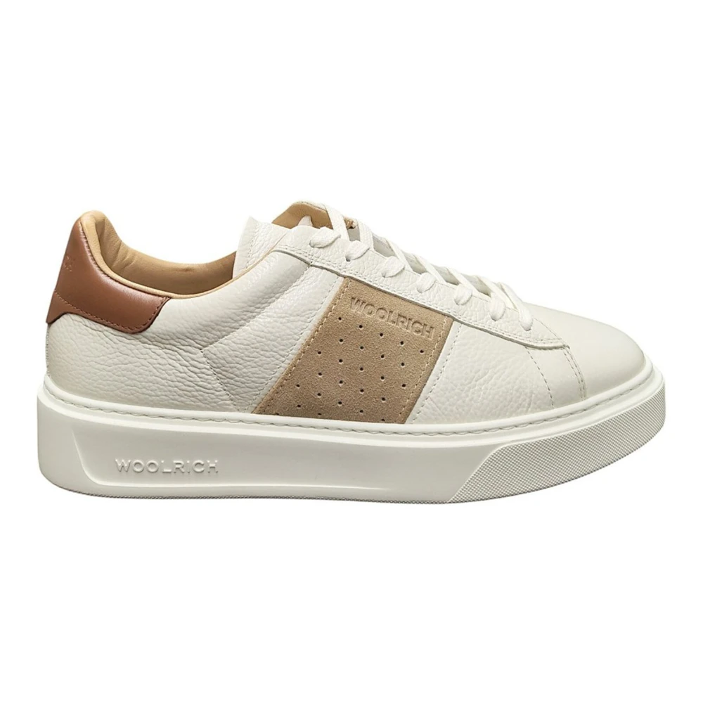 Woolrich Classic Court Band Heren Schoenen Wit