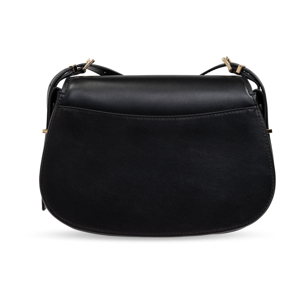 Michael Kors Lydia Schoudertas Black Dames