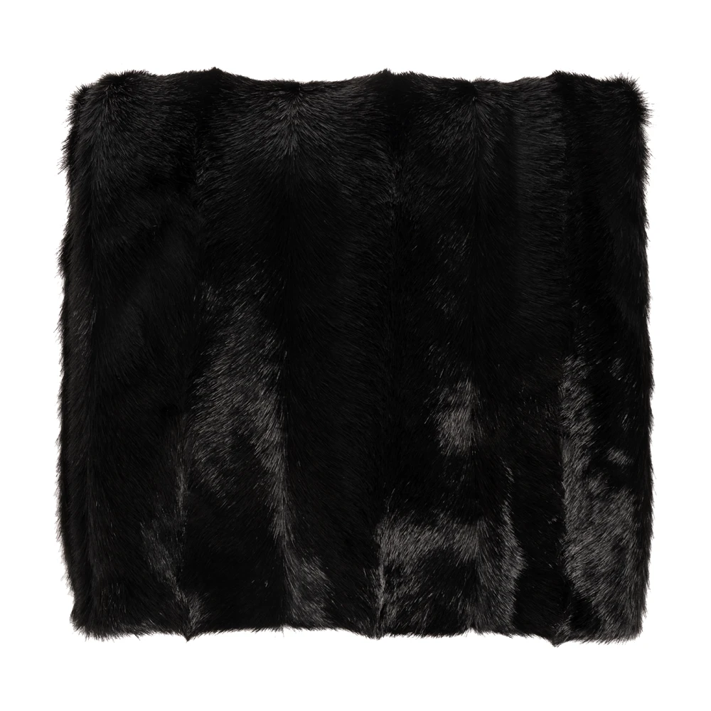Burberry Women's Black Winter Scarves, One Size, Hooded Scarf