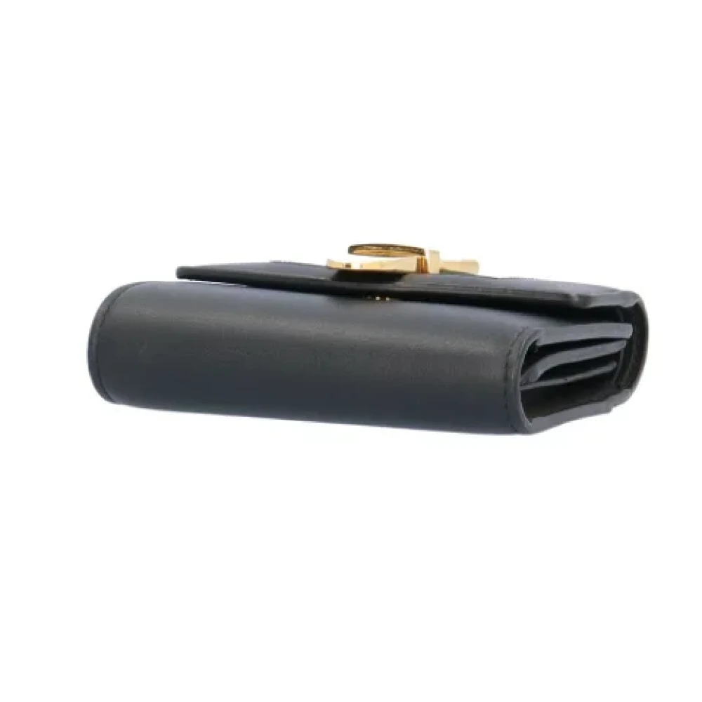 Gucci Vintage Pre-owned Leather wallets Black Dames