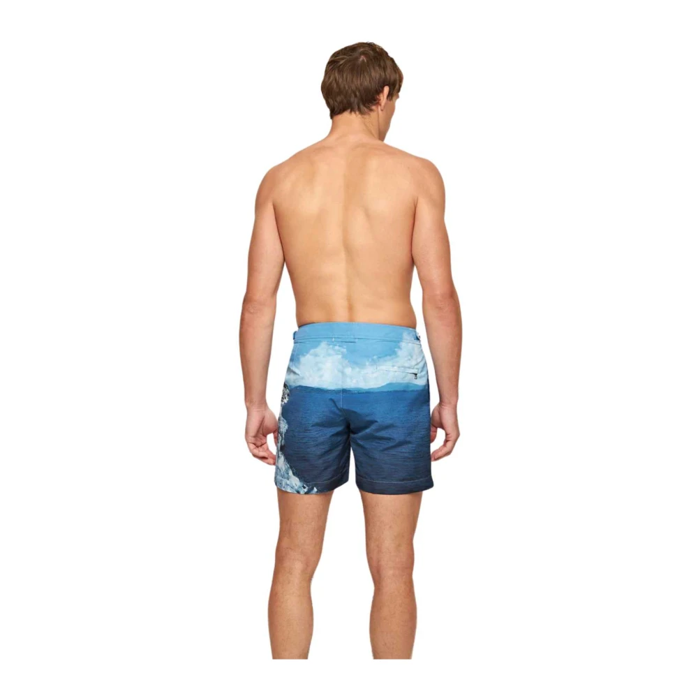 Orlebar Brown Klassieke Bulldog Zwemshorts Blue Heren