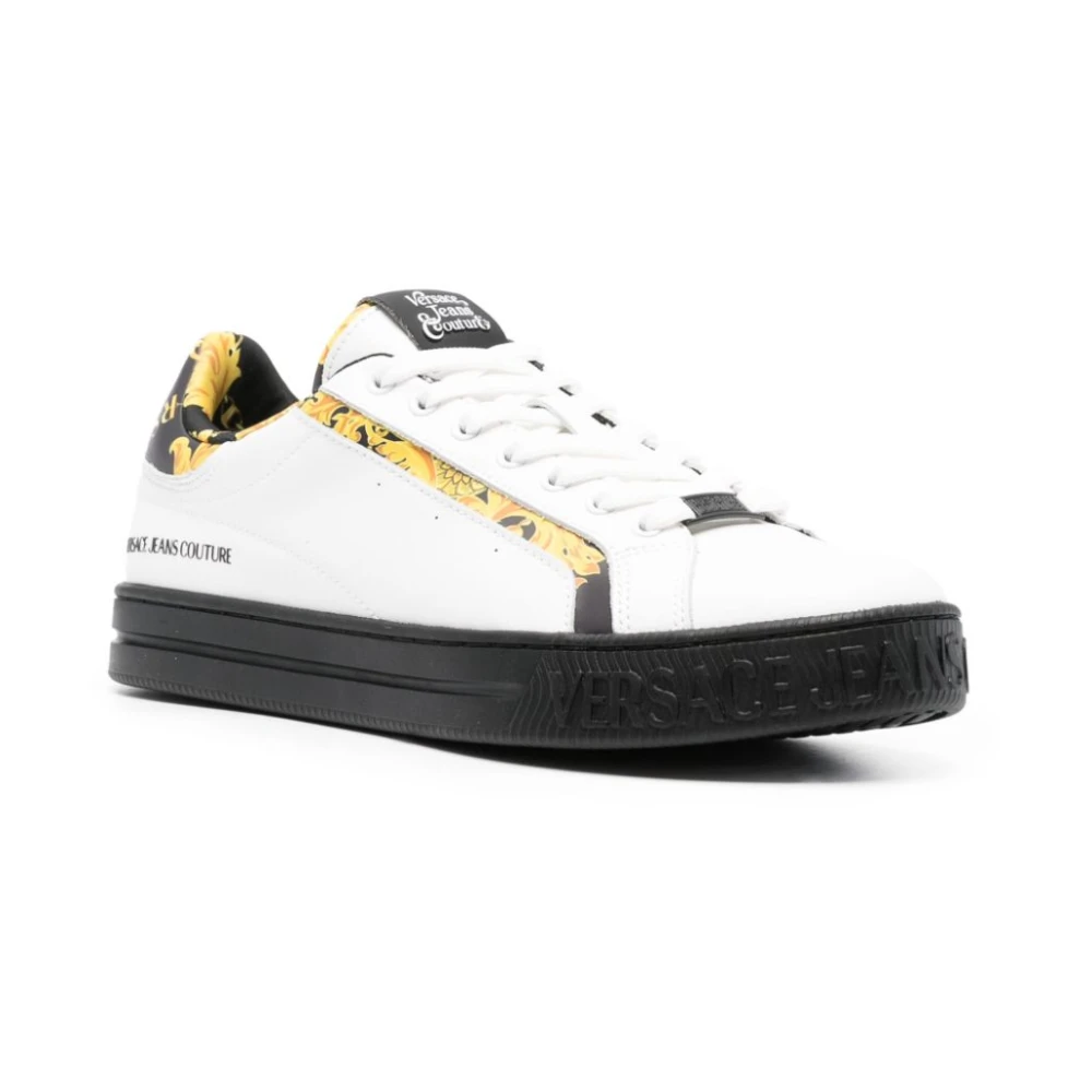 Versace Jeans Couture Witte Sneakers voor Heren Aw23 White Heren