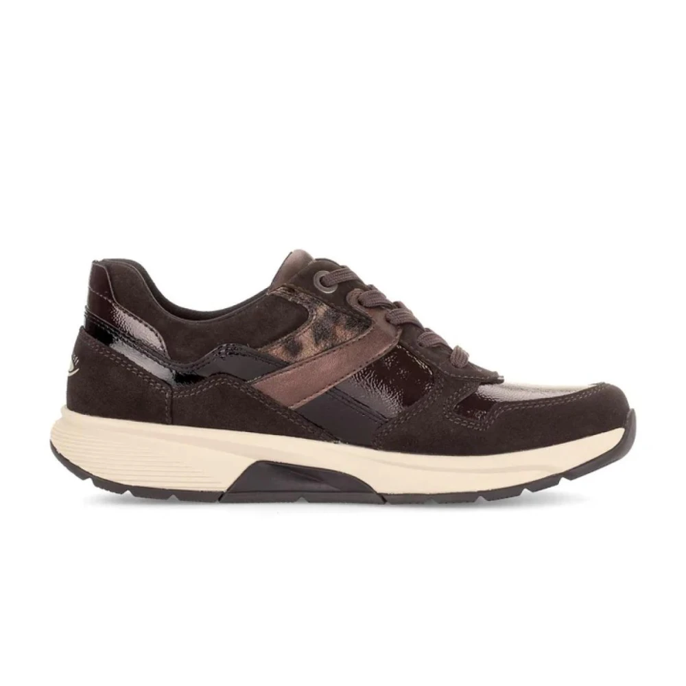 Gabor Donna Marron Sneakers Da Rollingsoft Vernice/Samt/Lack - Immagine 2