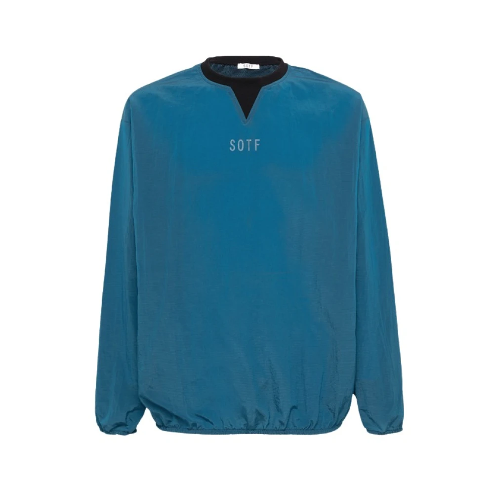 Sotf Vintage Waterdichte Crewneck Sweatshirt Blue Heren