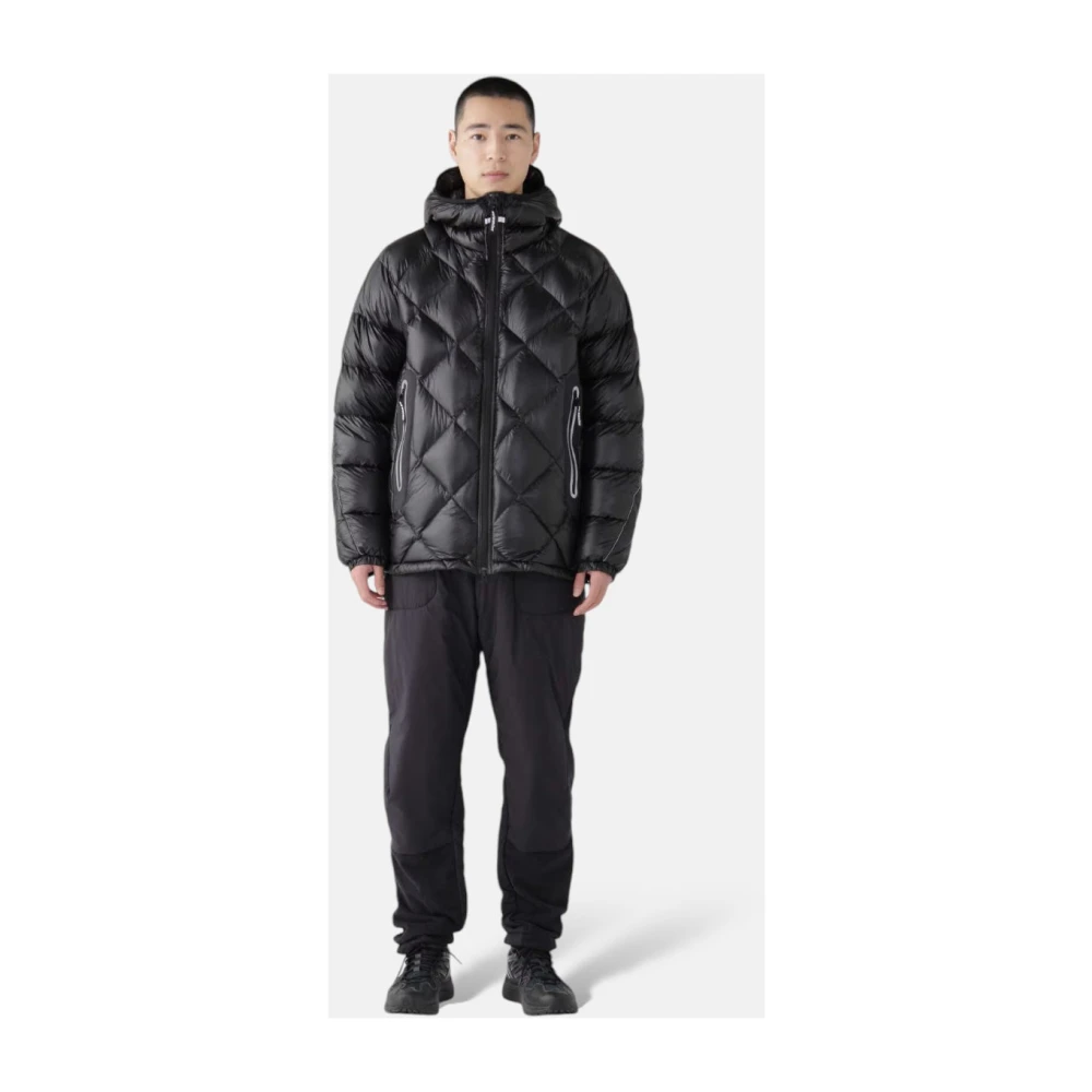 And Wander Diamond Stitch Down Jas Black Heren
