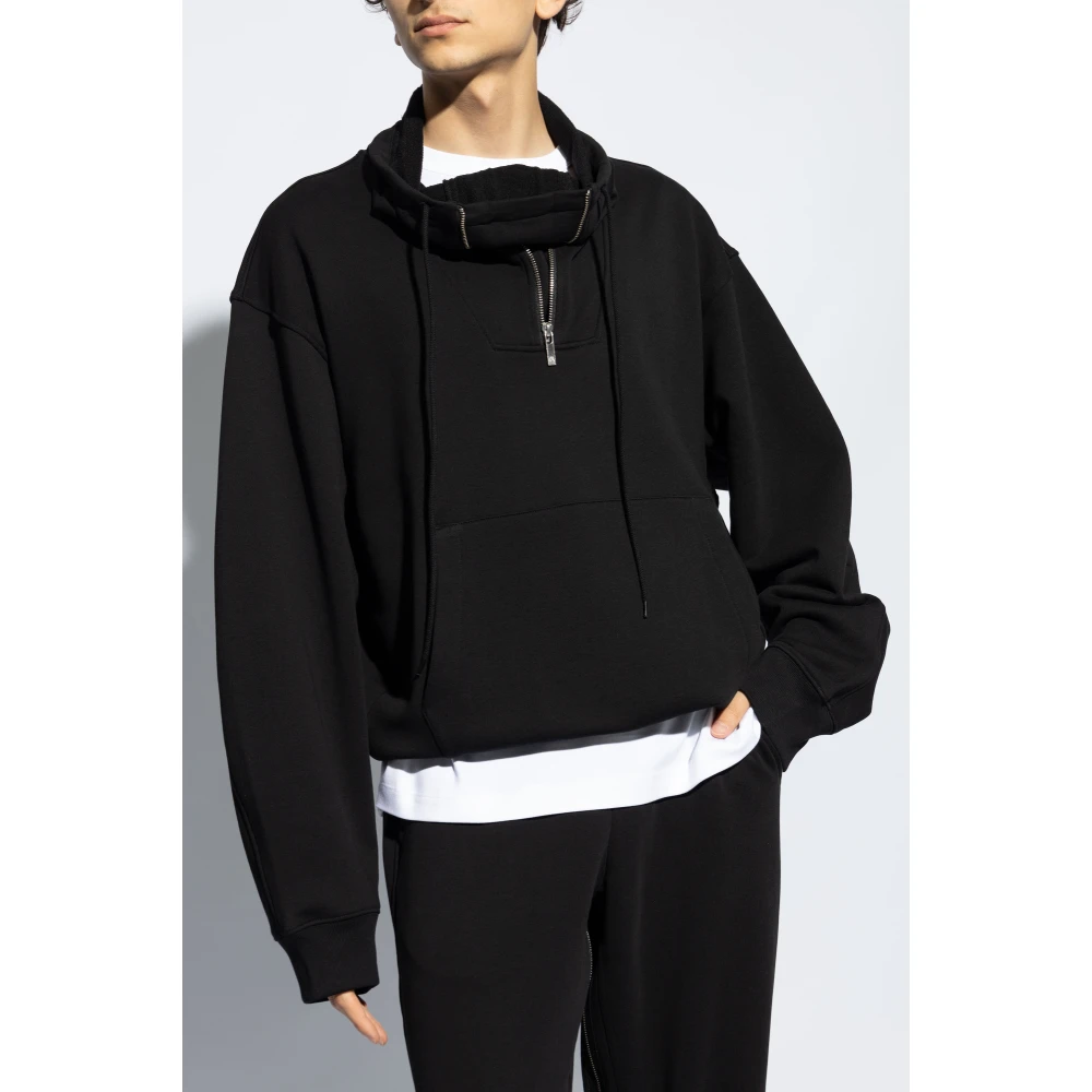 Helmut Lang Sweatshirt met kraag Black Heren