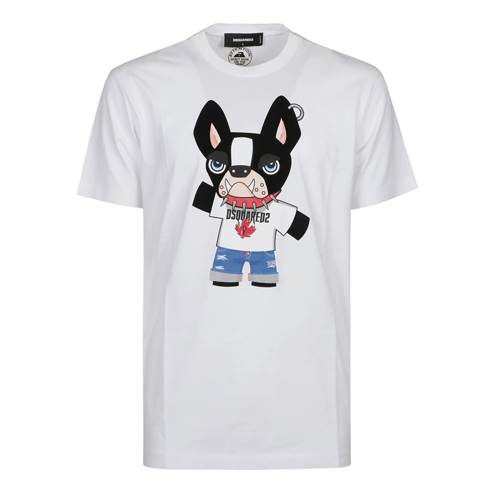 Dsquared2 Stijlvolle Fit T-shirt White Heren