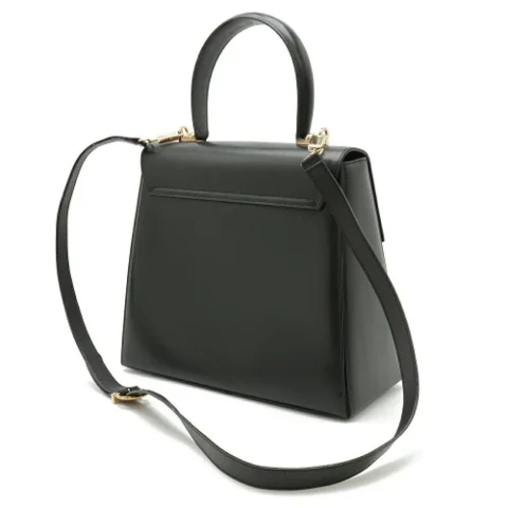 Salvatore Ferragamo Pre-owned Leather handbags Black Dames