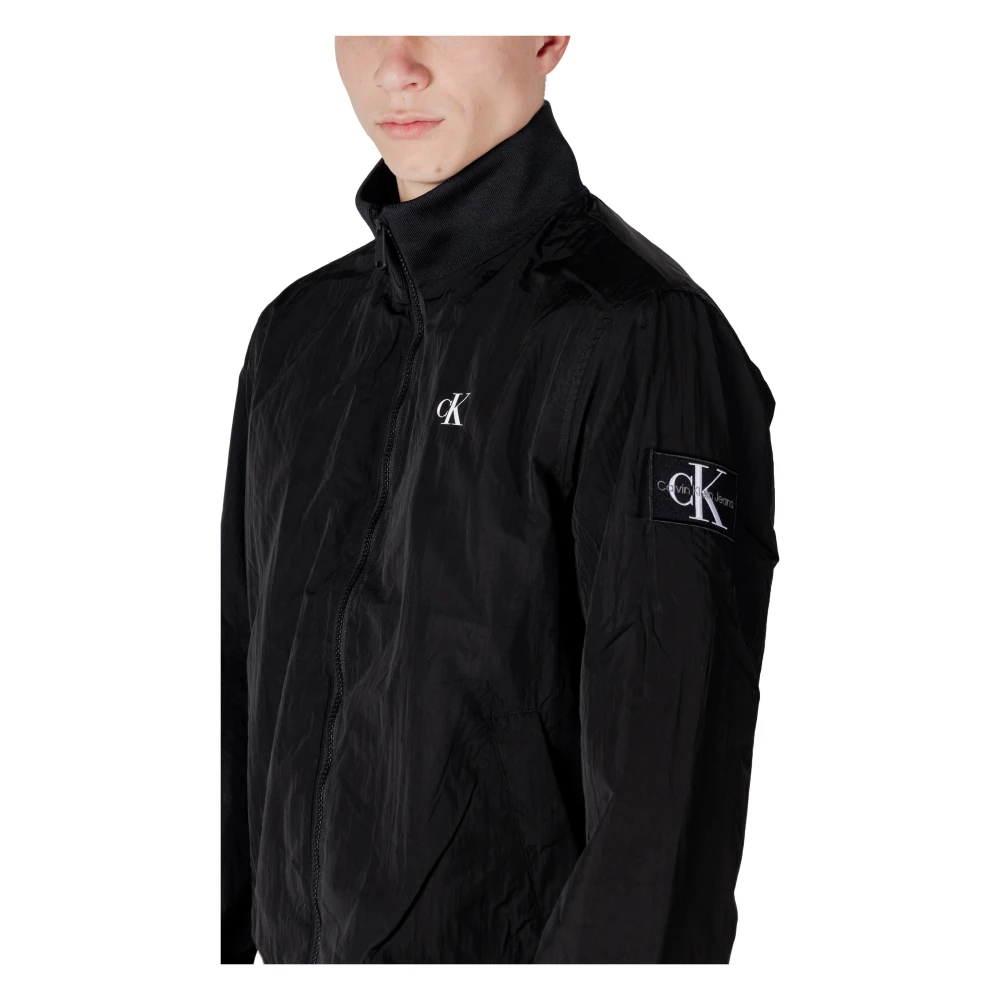Calvin Klein Jeans Nylon Herenjassen Collectie Black Heren