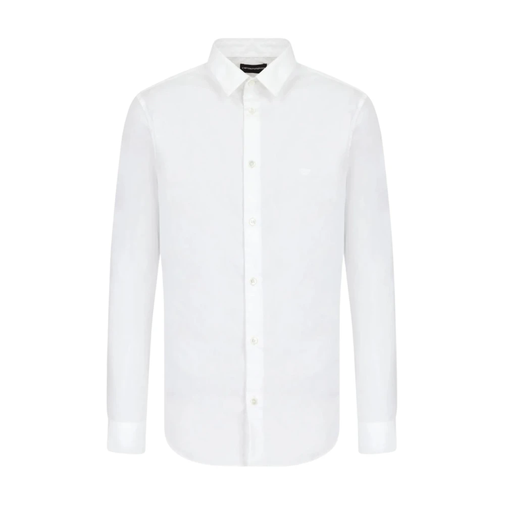 Emporio Armani Men's White Formal Shirts, Xl, Camicia