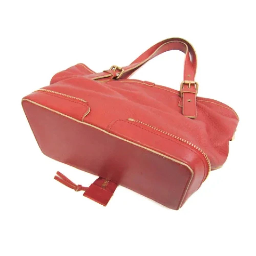 Chloé Pre-owned Leather handbags Red Dames