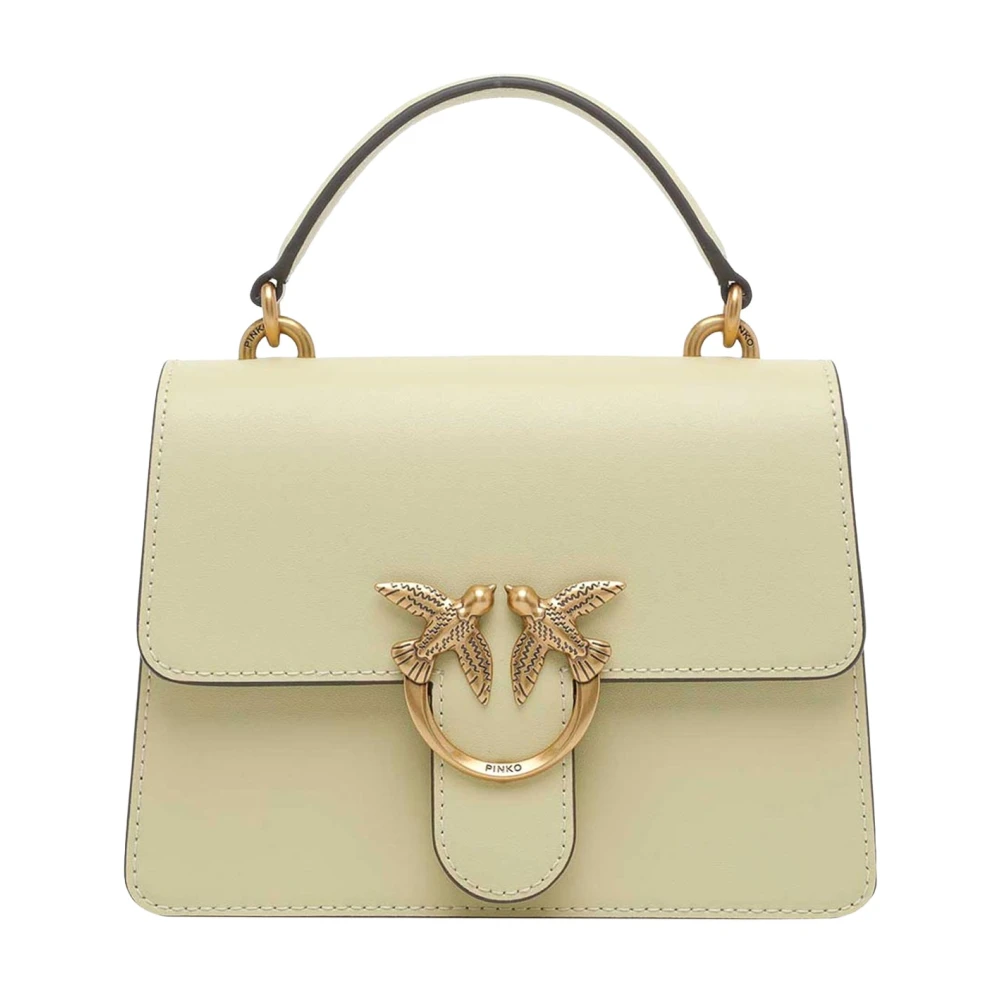 Pinko Women's Yellow Mini Love One Handbag - Handbags - One Size - Bags
